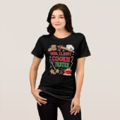 Christmas T-shirt For Bakers Cookie Lovers トライブレンドＴシャツ (正面全面)