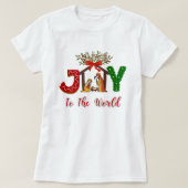 christmas t-shirt joy to the world tシャツ (デザイン正面)