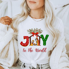 christmas t-shirt joy to the world tシャツ