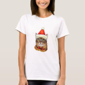 Christmas Tabby Cat Tシャツ (正面)