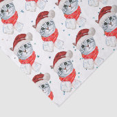 Christmas Tabby Cat with Red Scarf For Pet Lovers 薄葉紙 (詳細)