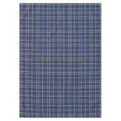 Christmas Tablecloth Classic Blue & White Plaid テーブルクロス (正面)