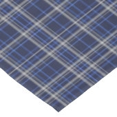 Christmas Tablecloth Classic Blue & White Plaid テーブルクロス (アングル)