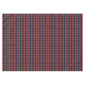 Christmas Tablecloth Classic Navy Blue & Red Plaid テーブルクロス (正面(横))