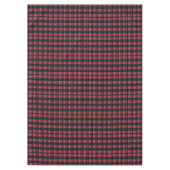Christmas Tablecloth Classic Navy Blue & Red Plaid テーブルクロス (正面)