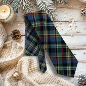 Christmas Tartan Brick Blue Green ID1141B ネクタイ