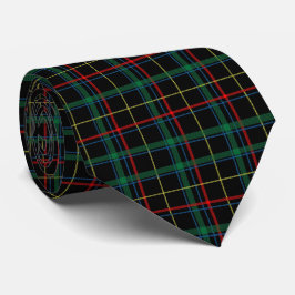Christmas Tartan Green Black Red  ネクタイ