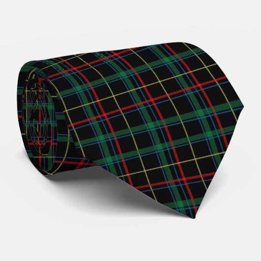 Christmas Tartan Green Black Red  ネクタイ (ロール)