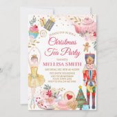 Christmas Tea Holiday Party 招待状 (正面)