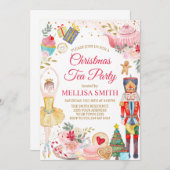 Christmas Tea Holiday Party 招待状 (正面/裏面)