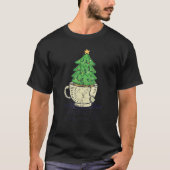 Christmas Tea O Christmas Tea Pine Tree Cup Tシャツ (正面)