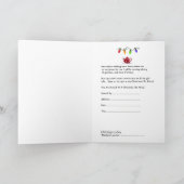 Christmas tea Party Invitation 招待状 (内部)