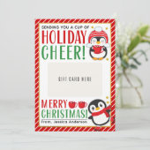 Christmas Teacher Appreciation Gift Card Holder 招待状 (スタンド正面)