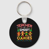 Christmas Teacher Of Smart Cookies Funny Cute Ging キーホルダー (正面)