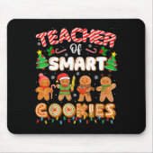 Christmas Teacher Of Smart Cookies Funny Cute Ging マウスパッド (正面)