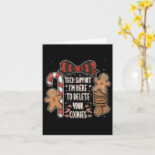 Christmas TechはクッキーXmaを削除するためにここでサポート カード (黄色い花)