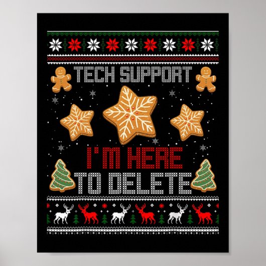 Christmas Tech SupportあなたのCooを削除するためにここにいる ポスター (正面)