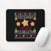 Christmas Tech SupportあなたのCooを削除するためにここにいる マウスパッド (マウス)