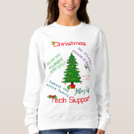 Christmas Tech Support Sweatshirt スウェットシャツ