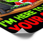 Christmas Tech Suprt Here To Delete Cookies Holida ポスター (角)