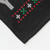 Christmas Tech Suprt Here To Delete Cookies Ugly S フリースブランケット (角)