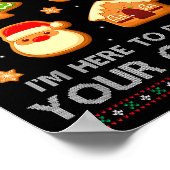 Christmas Tech Suprt Here To Delete Cookies Ugly S ポスター (角)