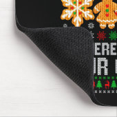 Christmas Tech Suprt Here To Delete Cookies Ugly X マウスパッド (コーナー)