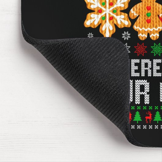 Christmas Tech Suprt Here To Delete Cookies Ugly X マウスパッド (コーナー)