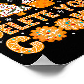 Christmas Tech Suprt Here To Delete Cookies Xmas M ポスター (角)