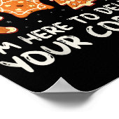 Christmas Tech Suprt Here To Delete Cookies Xmas M ポスター (角)