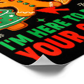 Christmas Tech Suprt Here To Delete Cookies Xmas M ポスター (角)