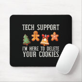 Christmas Tech Suprt Here To Delete Cookies Xmas M マウスパッド (マウス)