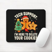 Christmas Tech Suprt Here To Delete Cookies Xmas M マウスパッド (マウス)