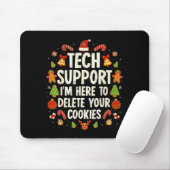 Christmas Tech Suprt Here To Delete Cookies Xmas M マウスパッド (マウス)