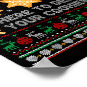 Christmas Tech Suprt Here To Delete Cookies Xmas P ポスター (角)