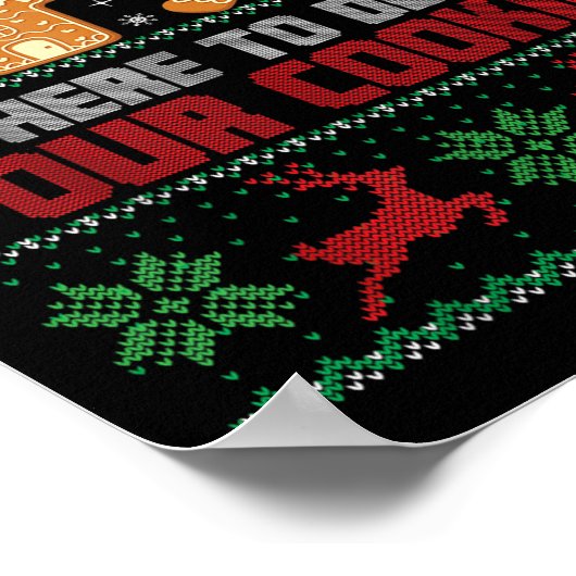 Christmas Tech Suprt I'm Here To Delete Cookies Me ポスター (角)