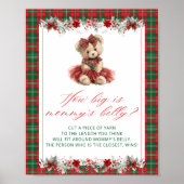 Christmas Teddy Bear How Big is Mommy's Belly ポスター (正面)