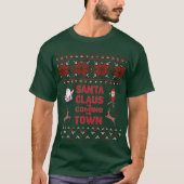 Christmas Tee - Holidays Jingle Design Tシャツ (正面)