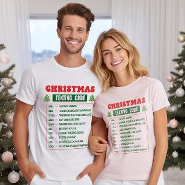 Christmas Texting Code Tシャツ