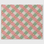 Christmas Textures ラッピングペーパー (フラット)