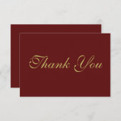 Christmas Thank You Card サンキューカード (正面/裏面)