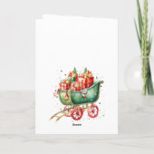 Christmas Thank You Employee Volunteer シーズンカード (裏面)