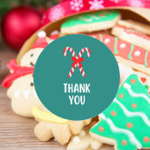 Christmas Thank you sticker ラウンドシール