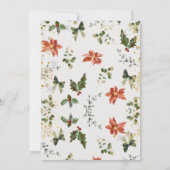 Christmas The Most ONEderful Winter 1st Birthday 招待状 (裏面)