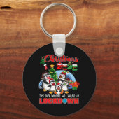 Christmas The One Where We Were In Lockdown Pengui キーホルダー (正面)