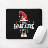 Christmas The Smart Aleck Gnome X-mas Matching Pjs マウスパッド (マウス)