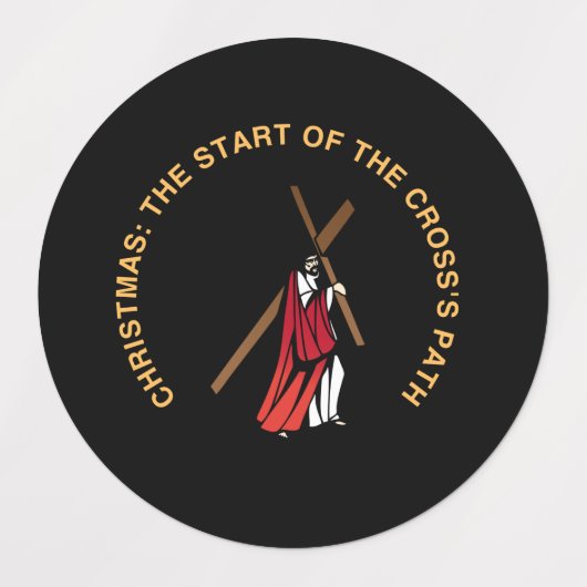 Christmas: The Start of the Cross's Path ラベル (デザイン2)