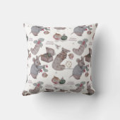 Christmas Theme baby fleece blanket クッション (裏面)