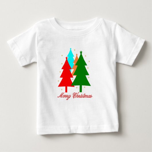 Christmas theme baby shirt ベビーTシャツ (正面)