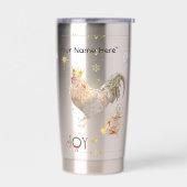 Christmas Theme Boganhues print  保温保冷タンブラー (左面)